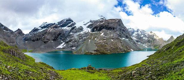 【宝康长海子2日】比独库更小众的风光秘境,雪山环抱的海子,草甸花海美到失语!