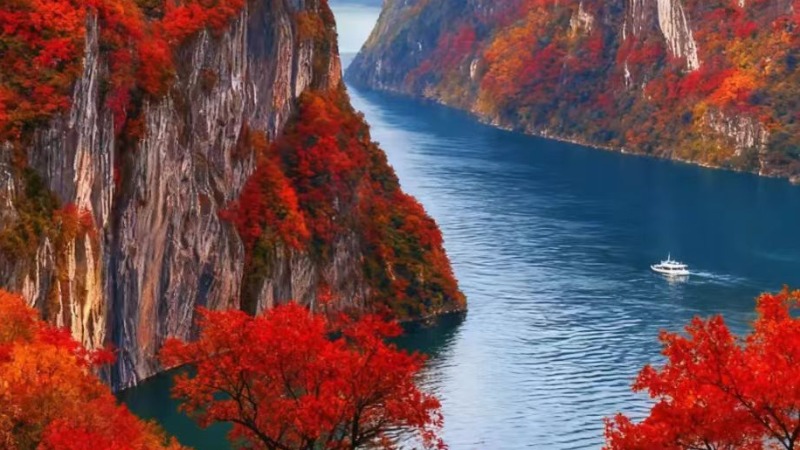 【秋假|三峡红叶】水路双视角看三峡!刻在唐诗宋词里的极致秋景